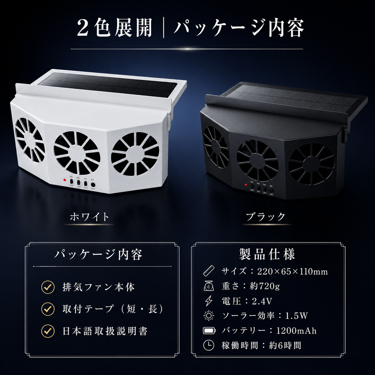 AirCarOne™ ｜ 停車中に熱気を消し去る技術。